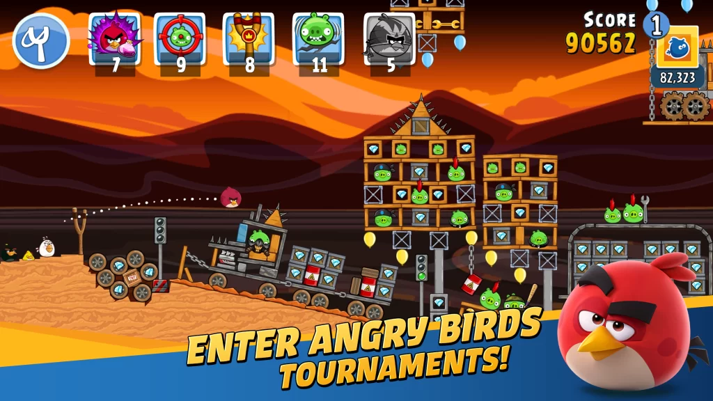 تحميل لعبة الطيور الغاضبة Angry Birds Friends [آخر نسخة] مهكرة للأندرويد